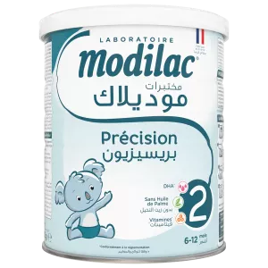 Lait 2éme âge 6 à 12 Mois Modilac Précision 400gr - MODILAC