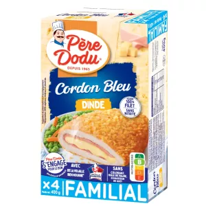 Cordon Bleu De Dinde 400g - Pere Dodu