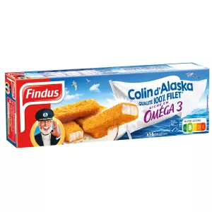 Bâtonnets de colin d'Alaska 448g - FINDUS
