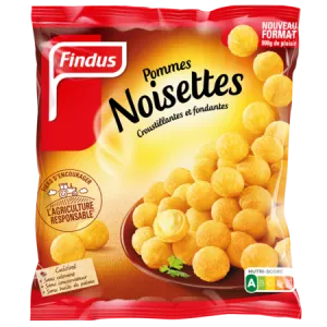 Pommes Noisettes Croustillantes et Fondantes 900g - FINDUS