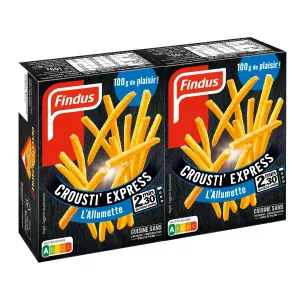 Frites crousti express l'allumette 2x100g - FINDUS