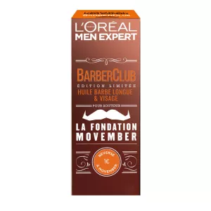 BarberClub ロングビアード＆フェイスオイル 30ml - L'OREAL PARIS MEN EXPERT