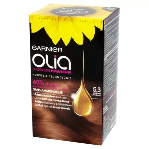 Coloration permanente 5.3 châtain clair doré - GARNIER OLIA