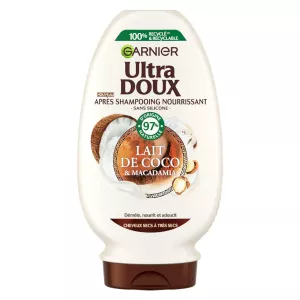 Champú nutritivo de leche de coco ultra suave para cabello seco, 250 ml - GARNIER