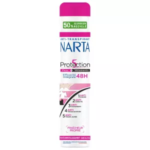 Desodorante Proteção 5 Pele + Roupas 48H Frescura Limpa 200ml - NARTA