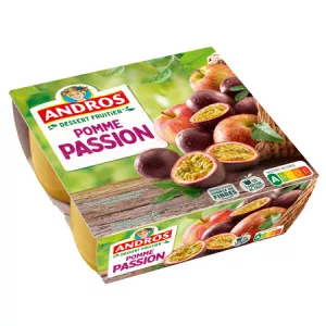 4x100g Dess frt Pomme Passおよび - ANDROS