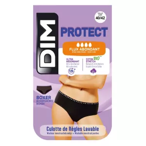 Mulher menstrual Mulher preta abundante Bio algodão T40/42 - DIM
