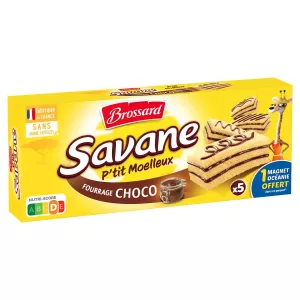 Gâteau Savane Petit Moelleux 135g - Brossard