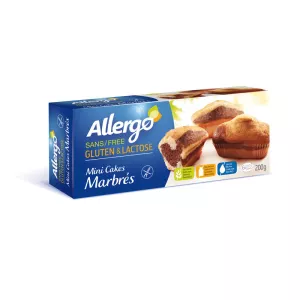 Mini cakes marbrés sans gluten 200g - ALLERGO