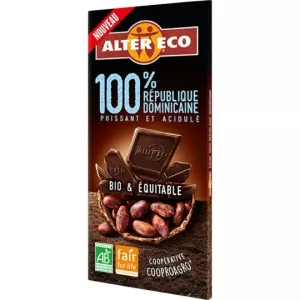 Chocolate Negro República Dominicana 100g -alter Eco