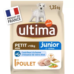 Ração Mini Cachorro Junior Com Frango 1,35kg - Ultima