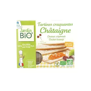 Bánh mì nướng hạt dẻ hữu cơ giòn 150g - JARDIN BIO