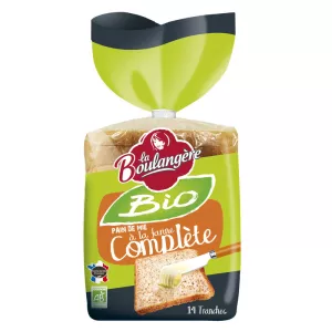 Pain de Mie Complet Bio 500g - LA BOULANGERE