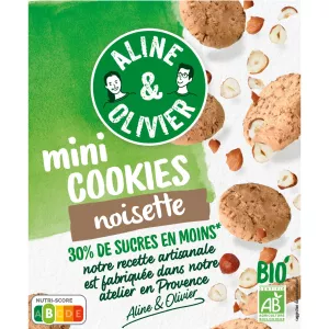 170g Mini Cookies Noisette Bio