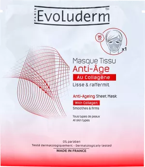 Anti-Aging Sheet Mask With Collagen - Evoluderm