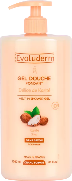 Gel Douche Fondant Délice De Karité 1l - Evoluderm