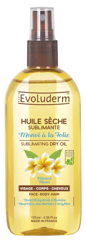 Dầu khô thăng hoa Monoï à La Folie 125ml - Evoluderm