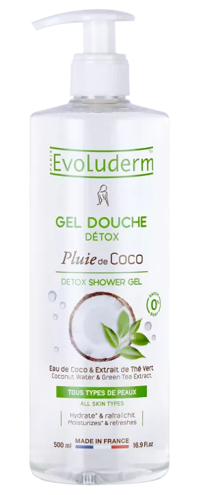 Gel Douche Pluie De Coco 500ml - EVOLUDERM