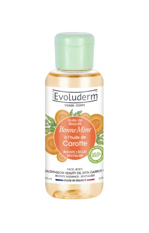 Healthy Glow Beauty Oil with Carrot Oil 100ml - Evoluderm