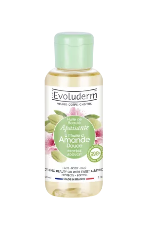 كريم تنظيف الوجه للبشرة المتفاعلة، 150 مل - EVOLUDERM