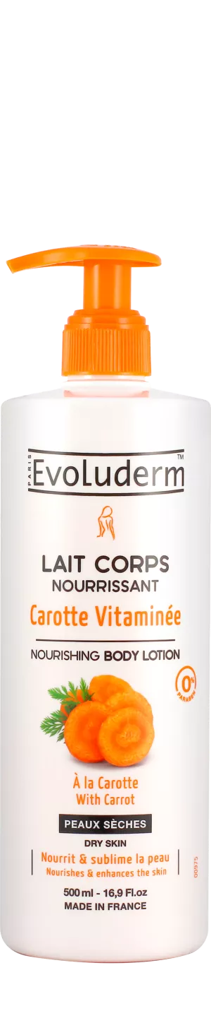 Lait Corporel Carotte 500ml - EVOLUDERM