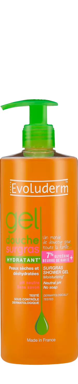Gel Douche Surgras 500ml - EVOLUDERM