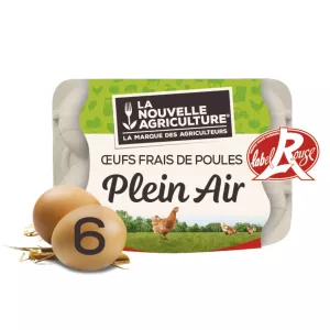 Œufs De Plein Air Label Rouge X6 - La Nouvelle Agriculture