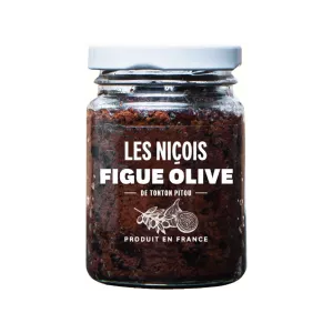 Compotée de Figues et Olives, 100g - LES NIÇOIS