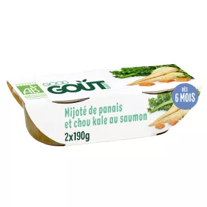 Rau mùi tây và cải xoăn hầm với cá hồi 2x190g - GOOD GOUT