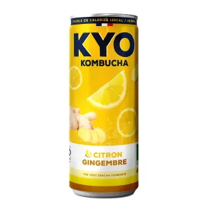 Can Lemon Ginger 33cl - Kyo Kombucha