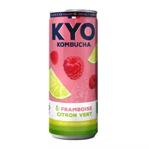 Lata Frambuesa Lima 33cl - Kyo Kombucha