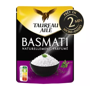RIZ EXPRESS Basmati nature 220g -TAUREAU AILE