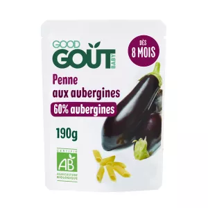 Plat Penne Aub 8m 190g Bio