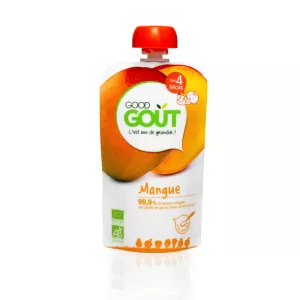 Gourde mangue bio dès 4 mois 120g - GOOD GOUT