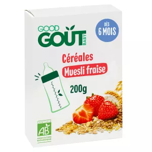 Muesli Fraise 200g - GOOD GOUT