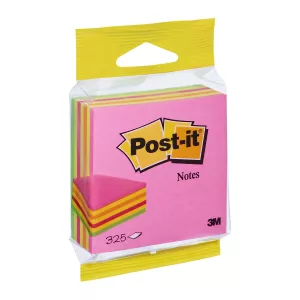 Bloc notes neon rose 76x76mm - POST IT