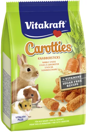 Chakula cha viboko vijiti vya Carottis kwa vitafunio, 50g - VITAKRAFT