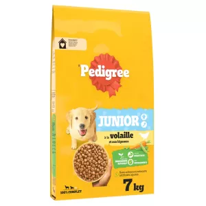 Корм для юных собак с птицей и овощами 7кг - PEDIGREE