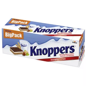 Biscuits Au Lait Et Noisettes 15x25g - KNOPPERS