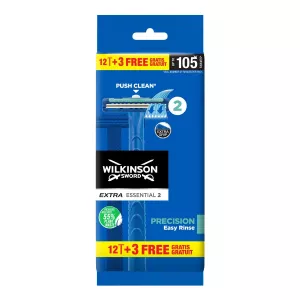 Rasoir Jetable Extra Essential 2 Précision x15 - WILKINSON