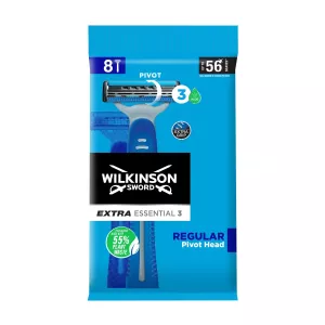 Rasoir Jetable Pivot Extra Essential 3 Regular x8 - WILKINSON