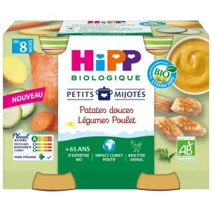 PATATE DCE LEG PLET 2X190G BIO - HIPP BIOLOGIQUE