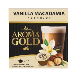 コーヒーバニラマカダミア対応 ドルチェグストX 16本 - Aroma Gold