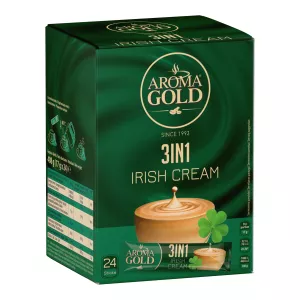 Café Instantáneo Crema Irlandesa (24 Piezas), 255 G - Aroma Gold