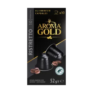 Café  Ristretto Compatible Nespresso X 10. (intensity 10) - Aroma Gold