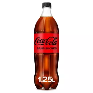 Soda sans sucres 1,25L - COCA-COLA