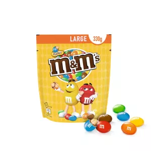 Bonbons chocolat au lait et cacahuètes 330g - M&M'S