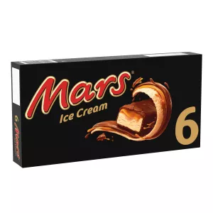 Glaces barres glacées chocolat caramel 6-240g -MARS