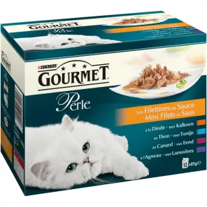 Les Filettines 酱猫粮 12x85g - PURINA GOURMET