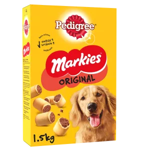 Récompense pour chien adulte Markies Original biscuits fourrés 1,5KG - PEDIGREE
